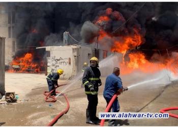 شرطة ذي قار : حريق يلتهم غرفة إدارة مدرسة في قضاء كرمة بني سعيد